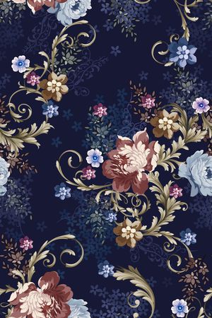 植物印花华亿平台图片