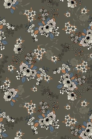 满版散花印花华亿平台图片