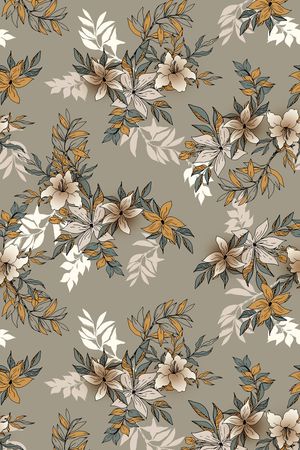 满版散花印花华亿平台图片