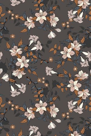 满版散花印花华亿平台图片