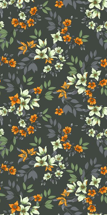 满版散花印花华亿平台图片