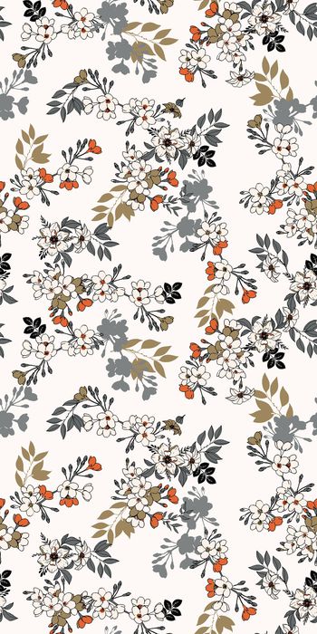 满版散花印花华亿平台图片