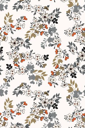 满版散花印花华亿平台图片