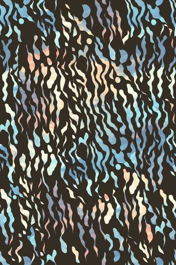 动物纹印花华亿平台图片