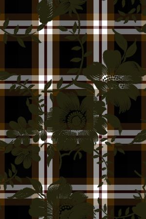 格子印花华亿平台图片