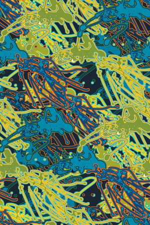 抽象印花华亿平台图片