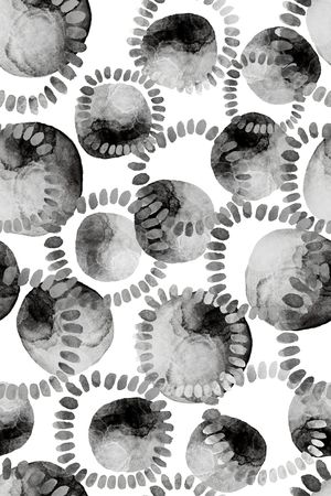 水墨印花华亿平台图片