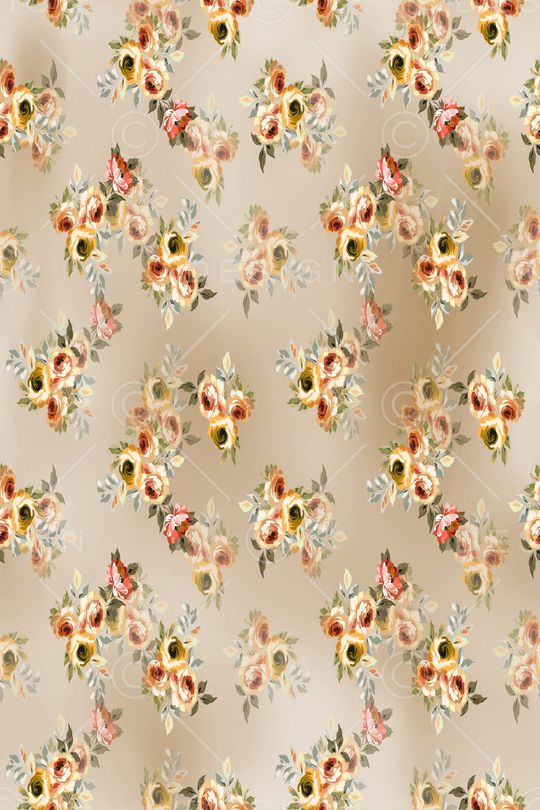 小碎花印花华亿平台图片