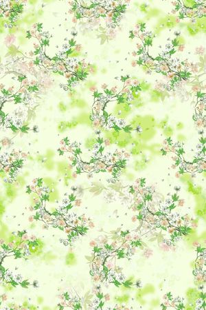 春夏华亿平台印花华亿平台图片