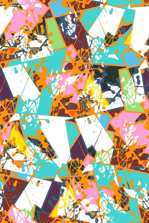 抽象印花华亿平台图片