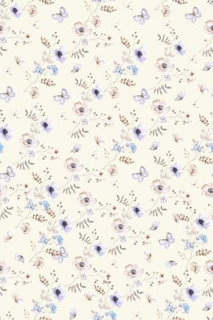 小碎花印花华亿平台图片