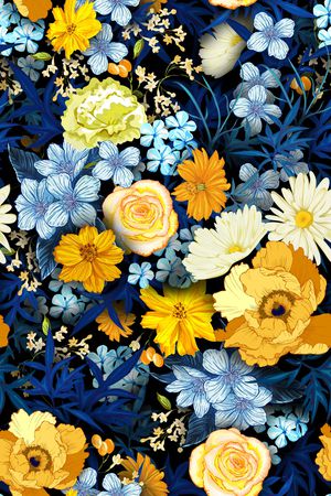 植物印花华亿平台图片