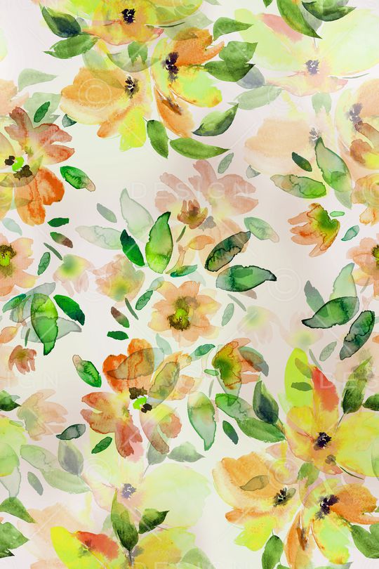 满版散花印花华亿平台图片