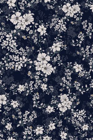 满版散花印花华亿平台图片