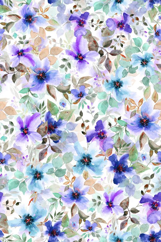 满版散花印花华亿平台图片