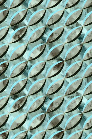 几何印花华亿平台图片