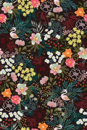 植物印花华亿平台图片