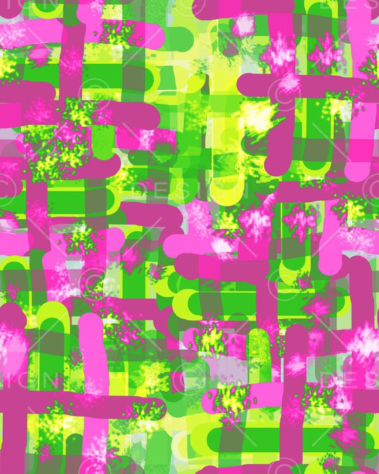 混合拼接印花华亿平台图片