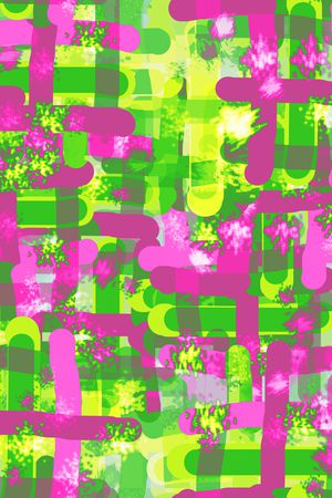 混合拼接印花华亿平台图片