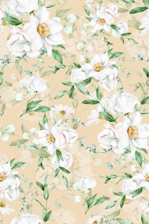 满版散花印花华亿平台图片