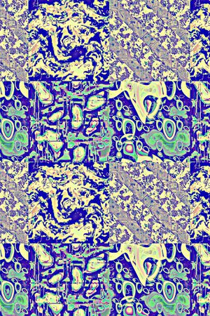 混合拼接印花华亿平台图片