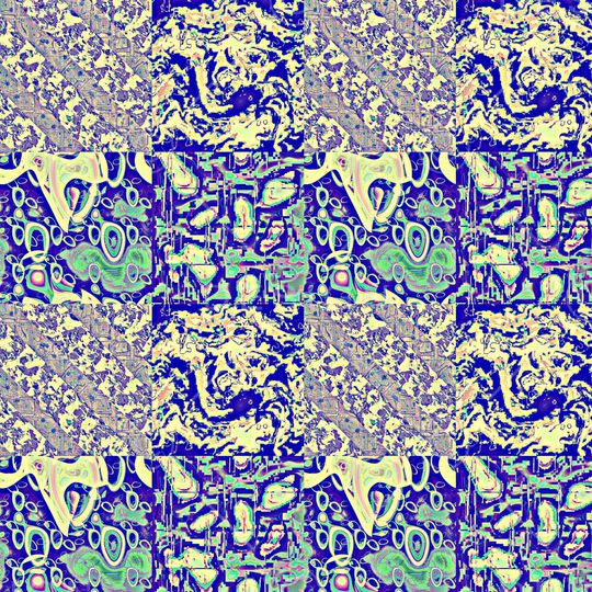 混合拼接印花华亿平台图片