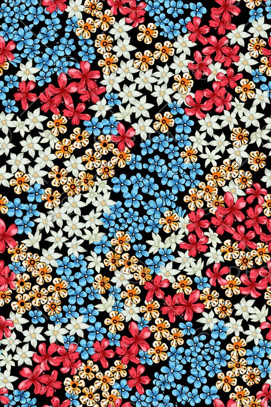 满版散花印花华亿平台图片