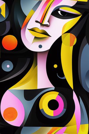 抽象印花华亿平台图片