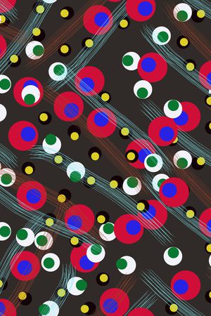 混合拼接印花华亿平台图片