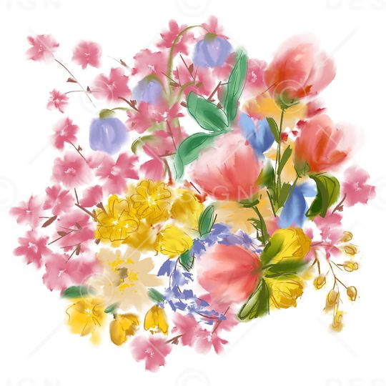 水彩印花华亿平台图片