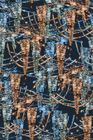 抽象印花华亿平台图片