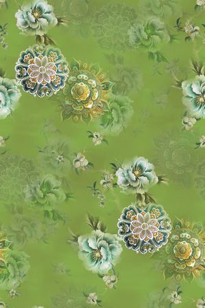 复古印花华亿平台图片