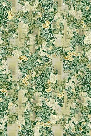 复古印花华亿平台图片