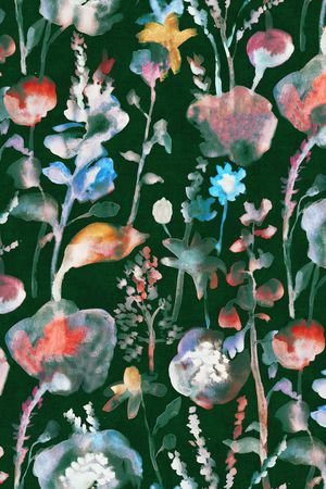 水彩印花华亿平台图片