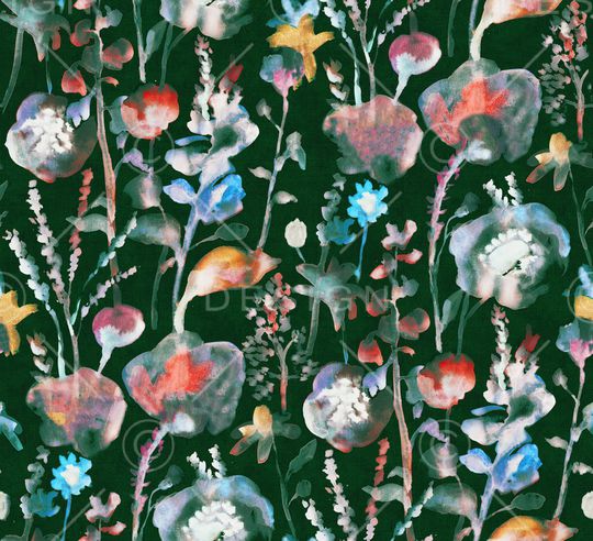 水彩印花华亿平台图片