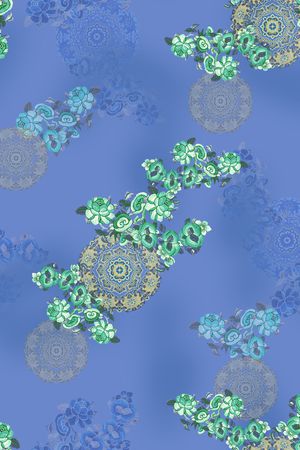 复古印花华亿平台图片