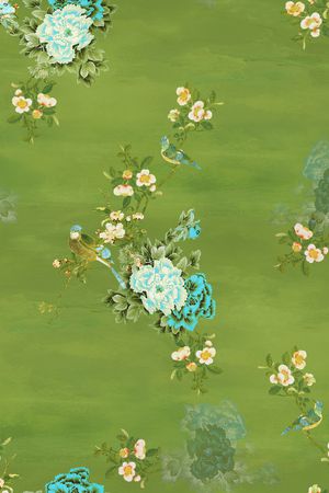 复古印花华亿平台图片