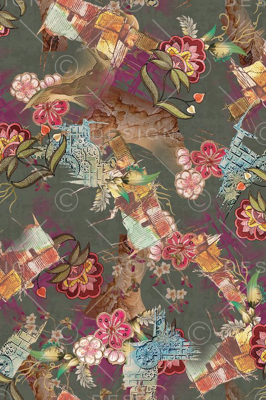 中老年女装印花华亿平台图片