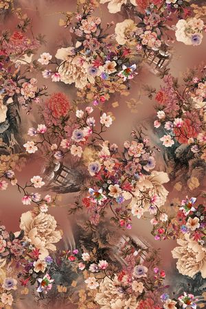 中老年女装印花华亿平台图片