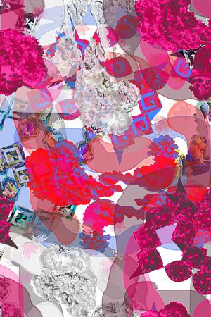 抽象印花华亿平台图片