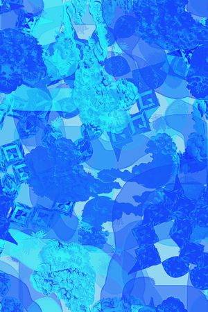 混合拼接印花华亿平台图片