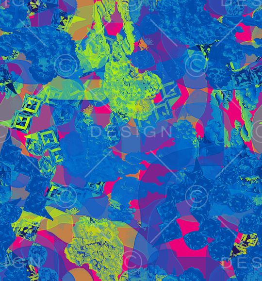 混合拼接印花华亿平台图片