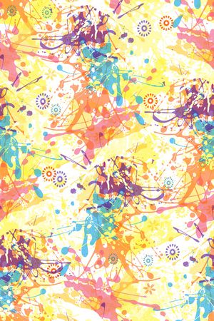 抽象印花华亿平台图片