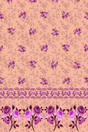 玫瑰花印花华亿平台图片