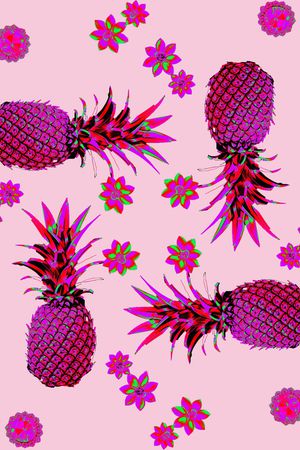 菠萝印花华亿平台图片