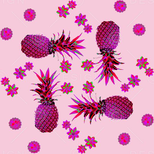 菠萝印花华亿平台图片