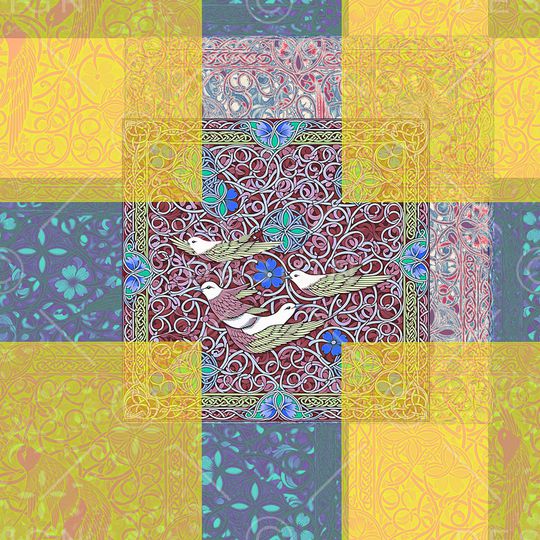 混合拼接印花华亿平台图片