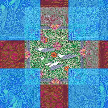 拼接印花华亿平台图片