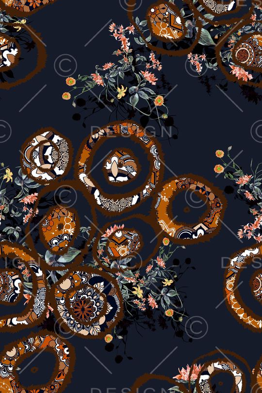 剪影印花华亿平台图片