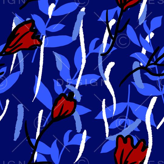 玫瑰花印花华亿平台图片